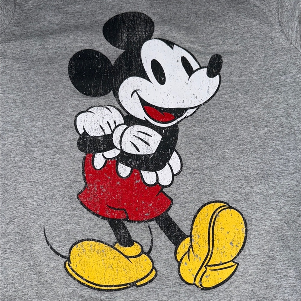Disney Mickey Mouse Gray T-Shirt